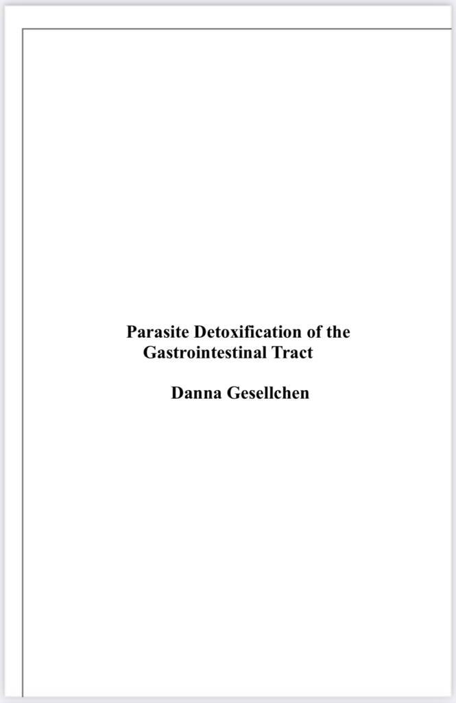 Parasite Detox Booklet